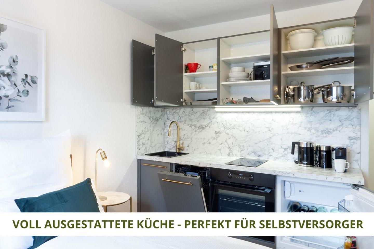 Apartment Wahnfried No5 - Zentrales Cityapartment Kueche Mit Duschbad - 300M Zur Fussgaengerzone Bayreuth Exterior foto